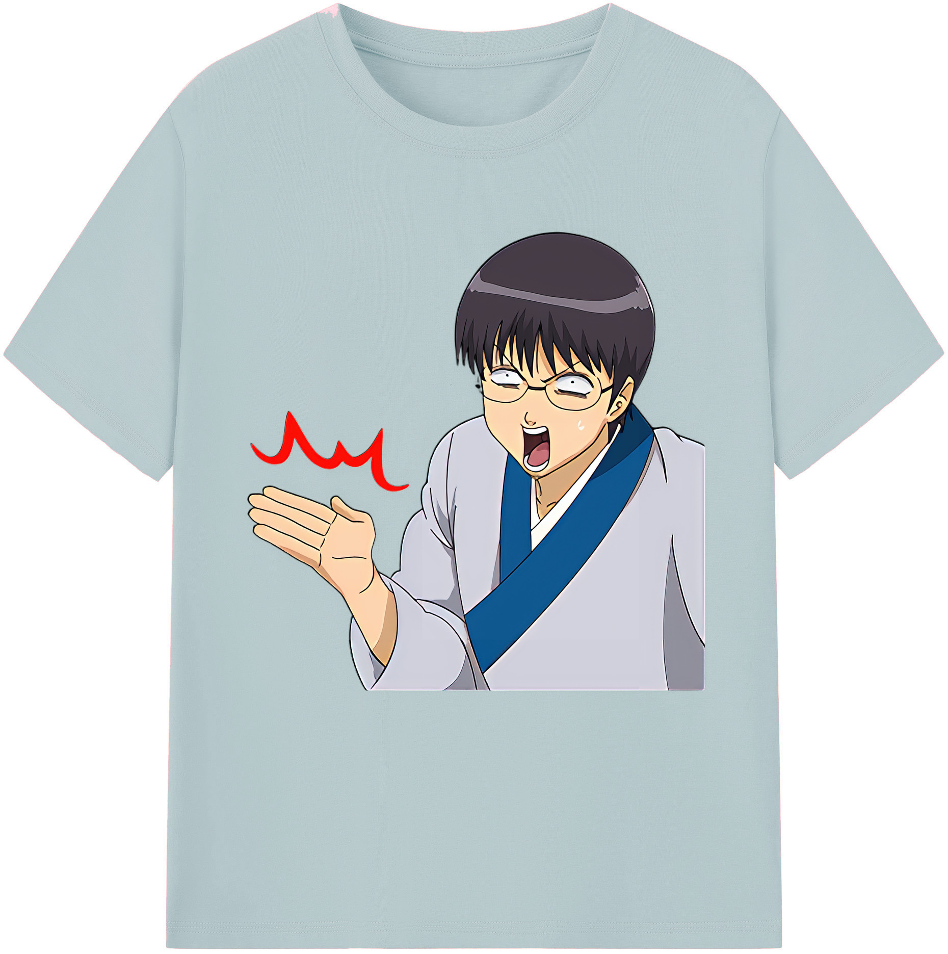 （画像用） ぎんたま 坂田銀時（さかたぎんとき） 神楽 志村新八（しむら しんぱち） GINTAMA Sakata Gintoki Kagura Shimura Shinpachi 綿100％半袖Tシャツ（フロントプリント）